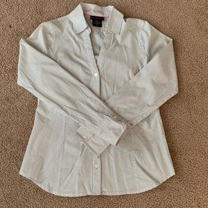 Pin striped button up